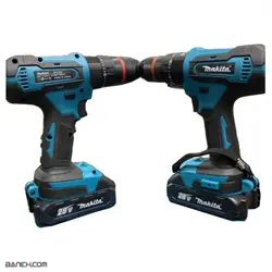 دریل شارژی ماکیتا 28 ولت سه حالته با پک لوازم Makita DF331