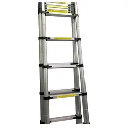 نردبان تلسکوپی 3.8 متر لیدر آلومینیوم 13 پله Ladder 3.8M