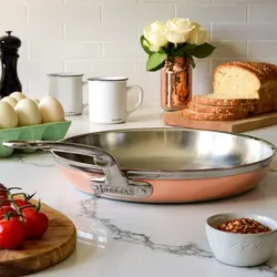 ماهیتابه مسی 12.5 اینچ هستان Hestan CopperBond
