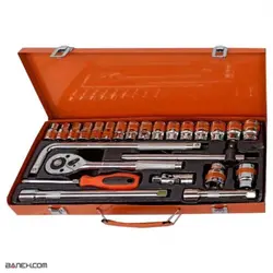 جعبه بکس 25 پارچه تولز TOOLS SOKET WRENCH 25 PCS