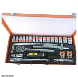 جعبه بکس 25 پارچه تولز TOOLS SOKET WRENCH 25 PCS