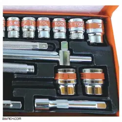 جعبه بکس 25 پارچه تولز TOOLS SOKET WRENCH 25 PCS