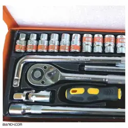جعبه بکس 25 پارچه تولز TOOLS SOKET WRENCH 25 PCS