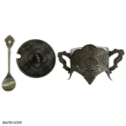 قندان قاشق دار پیوتر Pewter