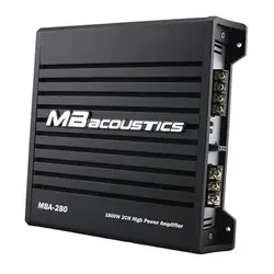 آمپلی‌ فایر خودرو ام‌ بی آکوستیکس 1800 وات 2 کانال MB Acoustics MBA-280