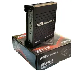 آمپلی‌ فایر خودرو ام‌ بی آکوستیکس 1800 وات 2 کانال MB Acoustics MBA-280