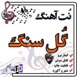 نت آهنگ گل سنگ (گیتار پرو)