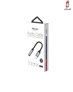 کابل تبدیل لایتنینگ به جک 3.5 میلیمتری هدفون برند یسیدو مدل YESIDO YAU21