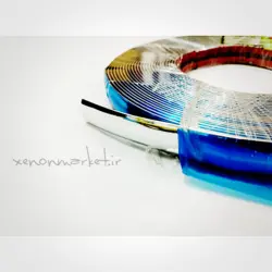 زه استیل چسبی