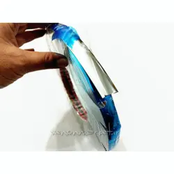 زه استیل چسبی