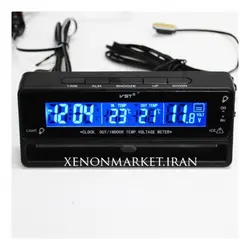 ساعت و دما سنج رو داشبوردی