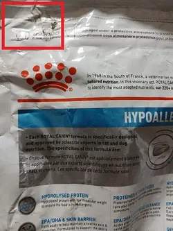 غذای خشک درمانی گربه رویال کنین مدل هایپو آلرجنیک ROYAL CANIN HYPOALLERGENIC 2/5 KG(مخدوش)