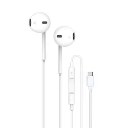 هندزفری گرین Stereo Earphones باپورت تایپ سی ا Green Stereo Earphones With Type- C Connector