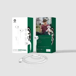 هندزفری گرین Stereo Earphones باپورت تایپ سی ا Green Stereo Earphones With Type- C Connector