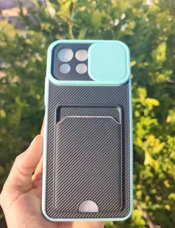 کاور کشویی شیائومی Mi 11 Lite  مدل کربنی (جا کارتی دار)