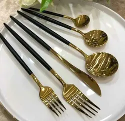 سرویس قاشق و چنگال برند SOLINGENرنگ مشکی