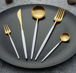 سرویس قاشق و چنگال برند SOLINGENرنگ سفید