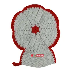 لیف حمام بافتنی سفید