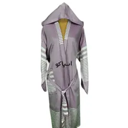 حوله تن پوش نخی رنگ بنفش رامش سایز XXL کد 772