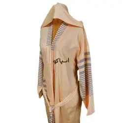 حوله تن پوش نخی رنگ نارنجی رامش سایز L کد 45