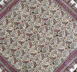 سفره قلمکار سنتی 100*100 سانتی متر مدل صادراتی کد 004