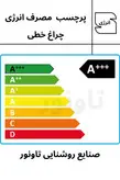 چراغ خطی توکار بدون لبه