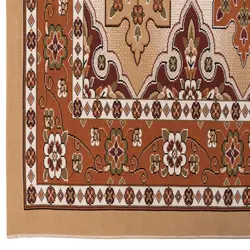 گلیم ماشینی دنیای فرش طرح کتیبه
