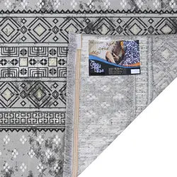 گلیم ماشینی دنیای فرش مدل خرم کد 1066
