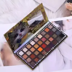 پالت سایه 36 رنگ‌ طرح گربه آیگودکو کد lk2819