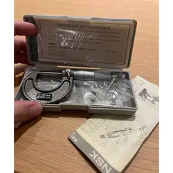 میکرومتر NSK کد YAB-02 گستره 25-0 میلیمتر