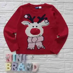 بلوز بافت گوزنی کریسمس لوپیلو