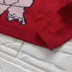 بلوز بافت گوزنی کریسمس لوپیلو