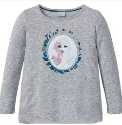 بلوز دخترانه پولک برگردان