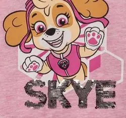 بلوز دخترانه پولک برگردان اسکای