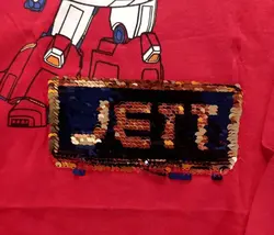 بلوز نخی پولک برگردان جت