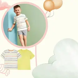 پک دو عددی تیشرت پسرانه