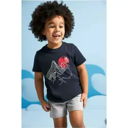 ست تیشرت و شلوارک غروب پسرانه