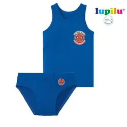 ست رکابی و شورت اسلیپ پسرانه مردعنکبوتی