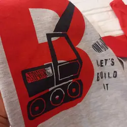 تیشرت نخی پسرانه بیل مکانیکی