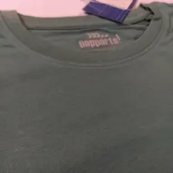 تیشرت ساده پسرانه سبز تیفانی پپرتز