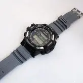 ساعت پسرانه دیجیتالی مشکی طوسی خاص کادو تولد چراغ دار کرنومتر دار تایمرG-SHOCK اسپرت ارسال رایگان
