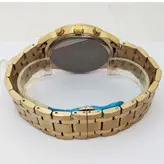 الگانس مردانه ساعت بندفلزی ELEGANCE وی آی پی VIP کرنوگراف سه موتور رنگ ثابت ارسال رایگان طلایی مشکی ضدآب تاریخ شمار