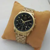 الگانس مردانه ساعت بندفلزی ELEGANCE وی آی پی VIP کرنوگراف سه موتور رنگ ثابت ارسال رایگان طلایی مشکی ضدآب تاریخ شمار