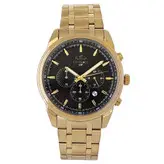 الگانس مردانه ساعت بندفلزی ELEGANCE وی آی پی VIP کرنوگراف سه موتور رنگ ثابت ارسال رایگان طلایی مشکی ضدآب تاریخ شمار