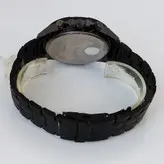 ساعت والار walar مردانه بندفلزی مشکی طرح سه موتور تاریخ شمار ارسال رایگان جعبه کادویی کادو خاص رنگ ثابت