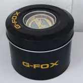 ساعت بندفلزی مردانه اورجینال جوفاکس دو زمانه جی فوکس ضدآب رنگ ثابت JOEFOX کرنومتر چراغدار ساعت طلایی
