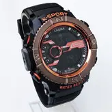 ساعت اسپرت نارنجی دیجیتال پسرانه ضدآب جی شاک چراغدار کرنومتر آلارم زنگ هشدار چراغ دار ارسال رایگان تاریخ شمار Sport