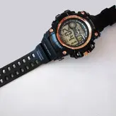 ساعت پسرانه جی شاک دیجیتال مشکی رزگلد ضدآب چراغدار کرنومتر اسپرت X-SHOCKورزشیSPORT