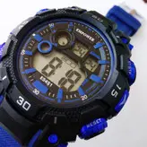 ساعت اسپرت ارسال SPORT آبی مشکی رایگان ساعت امپاور ساعت مچی دیجیتال مردانه ضدآب کرنومتر دار چراغدار تایمر EMPOWER