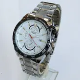 ساعت بندفلزی مردانه CASIO CURREN طرح سه موتور تک موتور فعال تاریخ شمار ارسال رایگان کادوتولد خاص و شیک